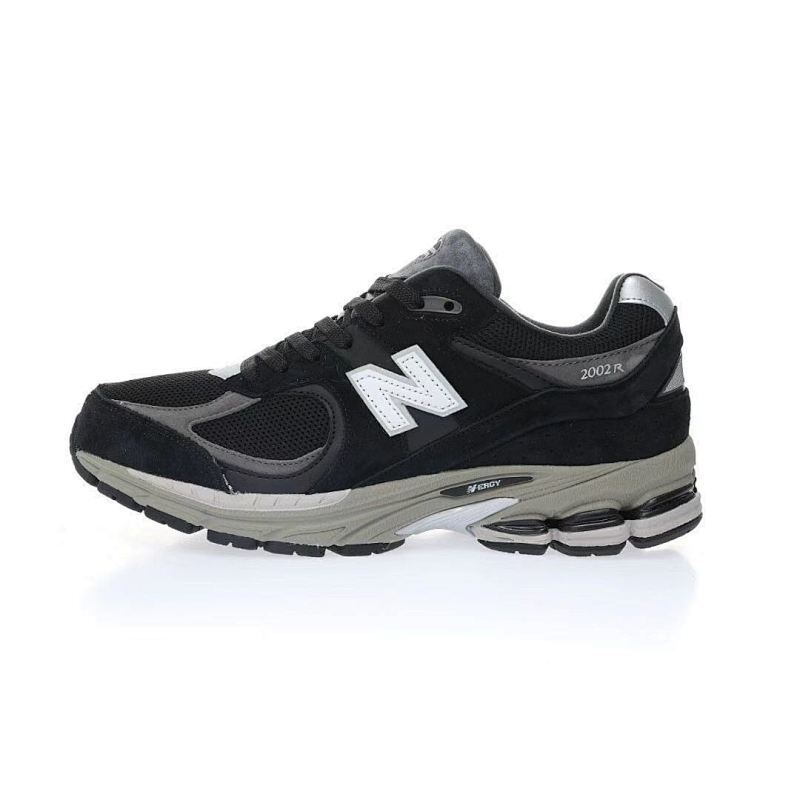 NB新百伦New Balance ML2002系列复古老爹风休闲运动慢跑鞋“麂皮黑炭灰银”货号：M2002RR1 尺码：36 -45带半码