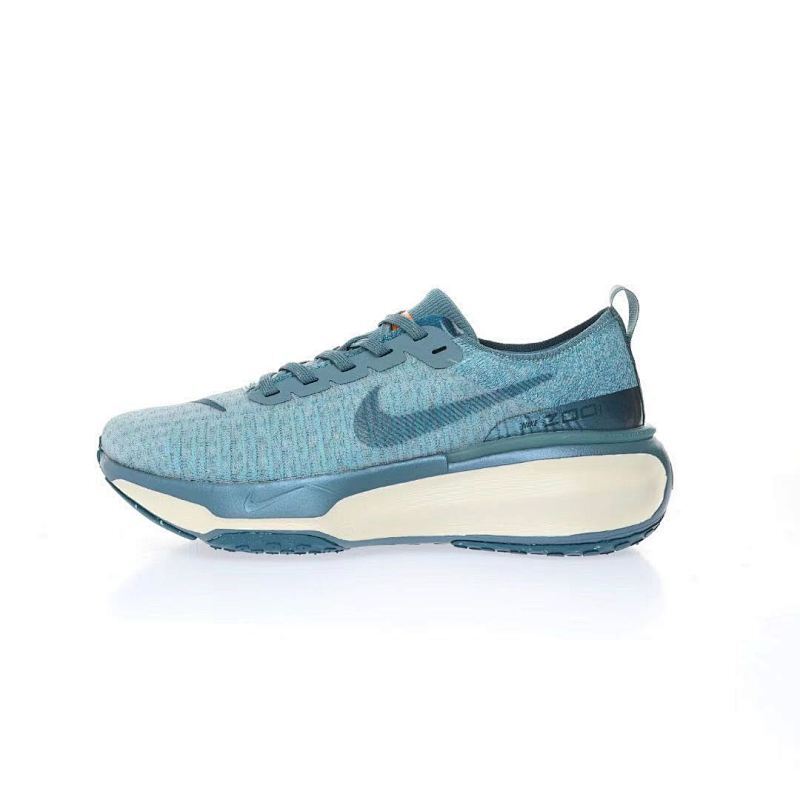 ，耐克Nike ZoomX Invincible Run Flyknit 3"Peacock Blue/Orange"不可战胜3代系列 “针织孔雀蓝橙”货号：DR2660-001