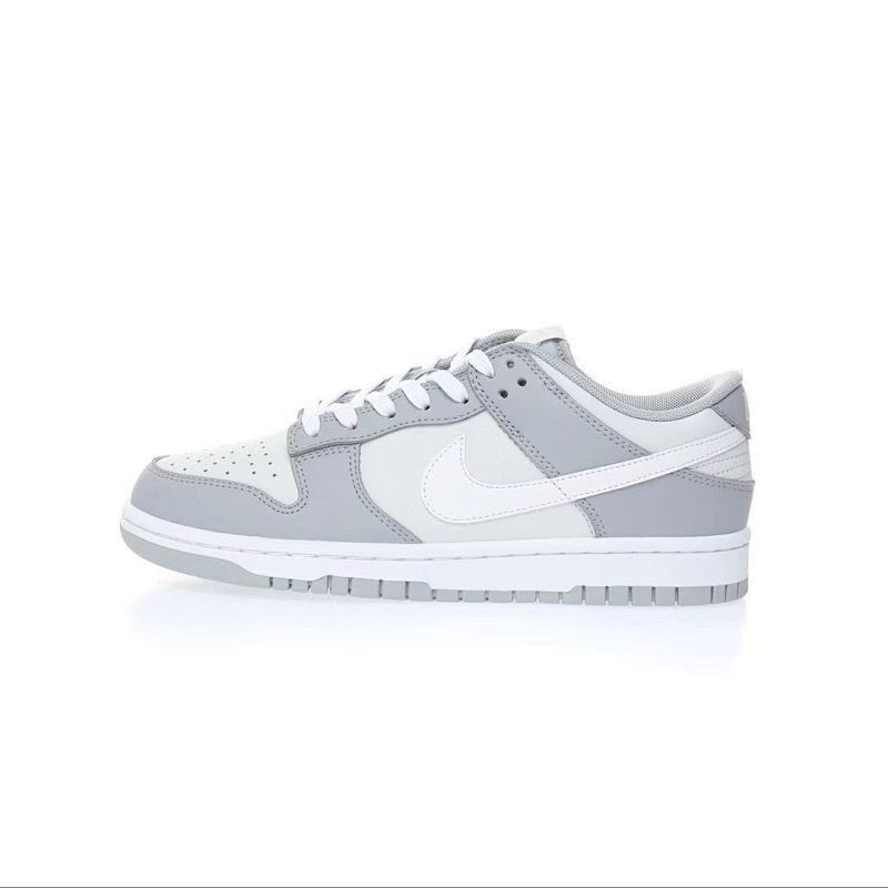 耐克Nike SB Dunk Low Retro"Grey/White"  “皮革灰白烟灰”货号：DJ6188-001