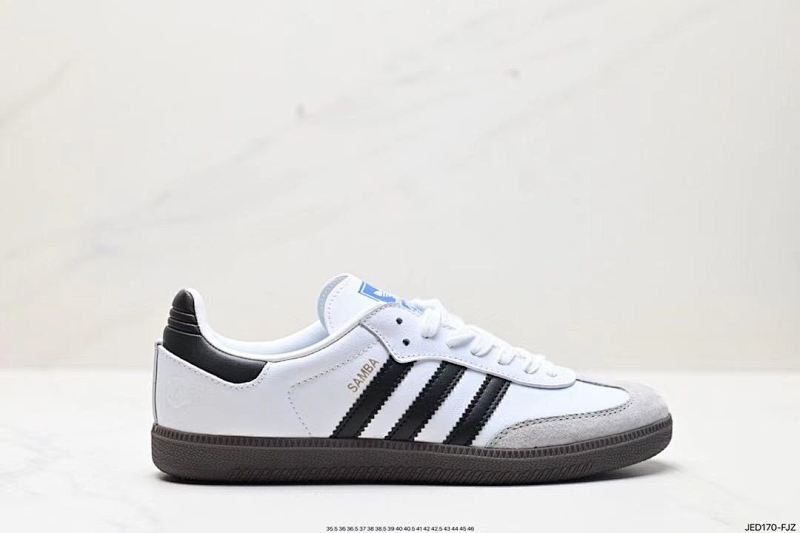 AD Originals Samba Vegan OG桑巴舞系列绅士德训足球风百搭休闲运动板鞋