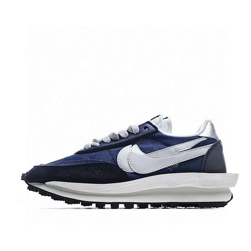 耐克华夫Fragmentdesign x Sacai x Nike LdWaffle 藤原浩三方联名 双钩Swoosh解构风运动休闲跑步鞋 货号：BV0073-401