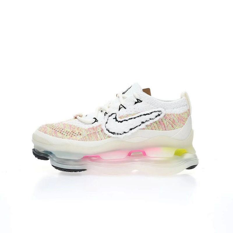 耐克Nike Air Max Scorpion Flyknit"White/Black/Multicolor"  2022 大气垫 跑鞋 货号：FJ6031-910