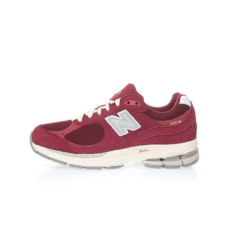 NB新百伦New Balance ML2002系列复古老爹风休闲运动慢跑鞋“翻毛酒红灰银”货号：M2002RHA 尺码：36-45带半码