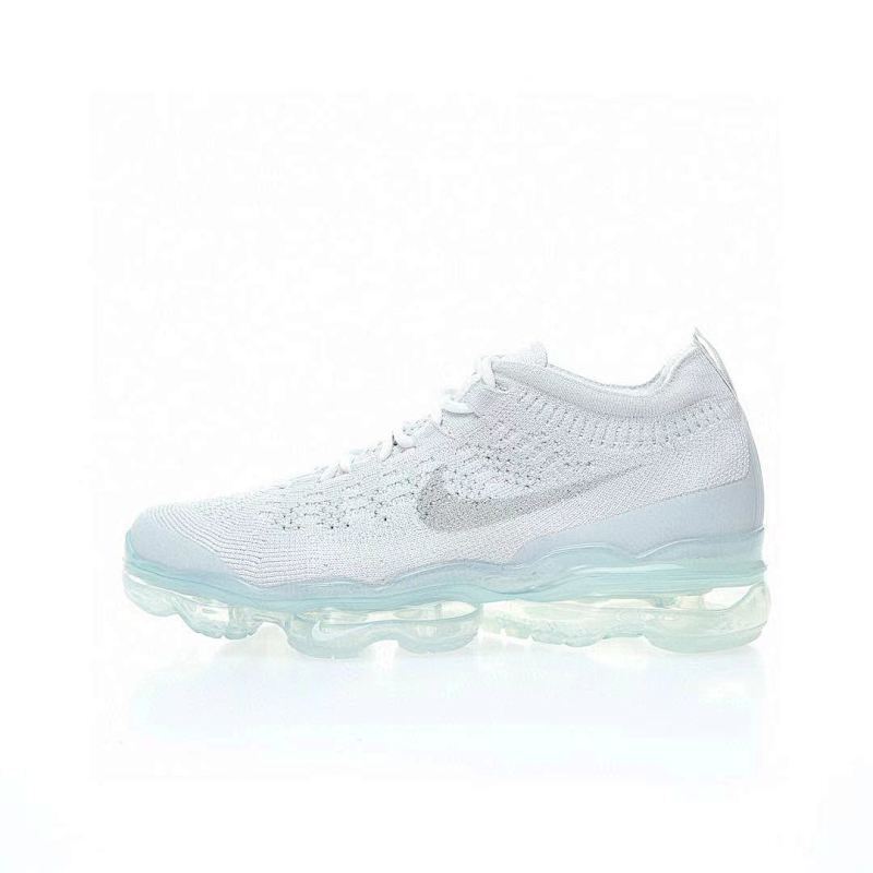 耐克Nike Air VaporMax 2023 Flyknit FK"Pure Platinum"2023款 “白银冰蓝底”货号：DV1678-002