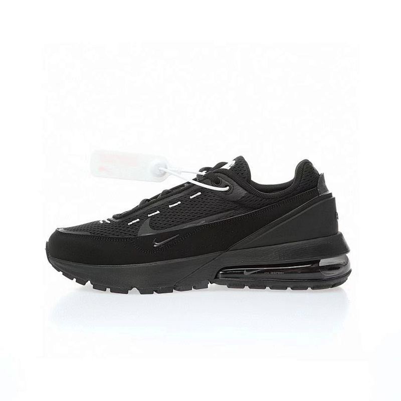 耐克Nike Air Max Pulse"Black/Anthracite"律动系列低帮百搭后跟半掌大气垫休闲运动慢跑鞋“网织武士黑”货号：DR0453-003