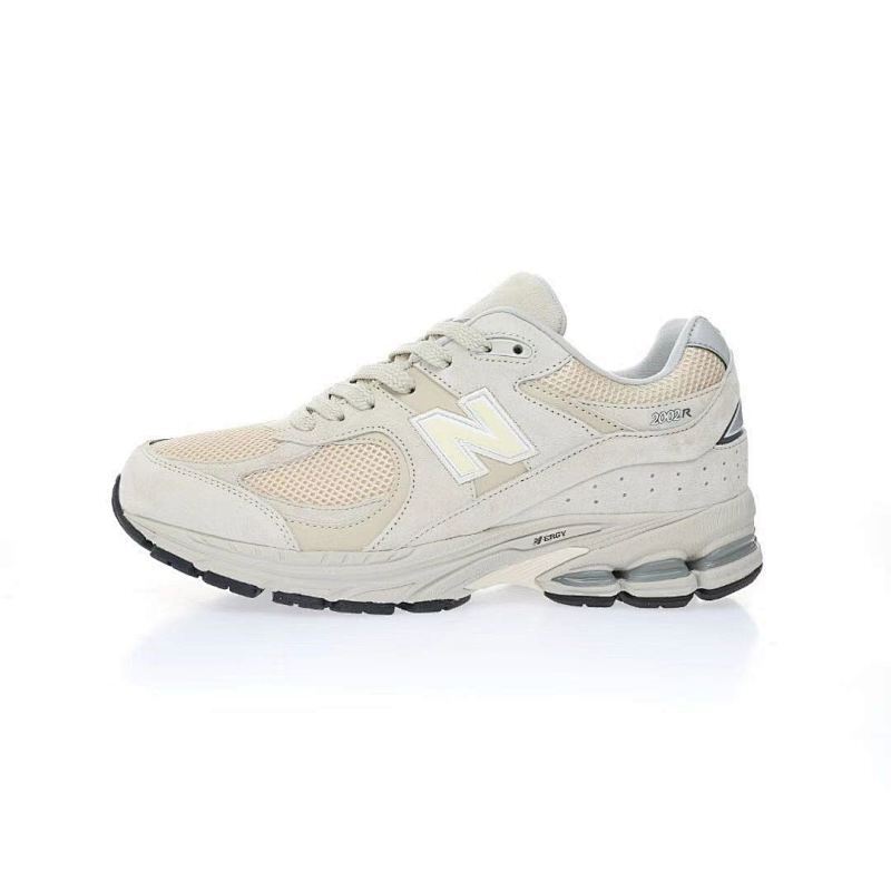 NB新百伦New Balance ML2002系列复古老爹风休闲运动慢跑鞋“麂皮奶白银灰”货号：ML2002RE 尺码：36-45带半码