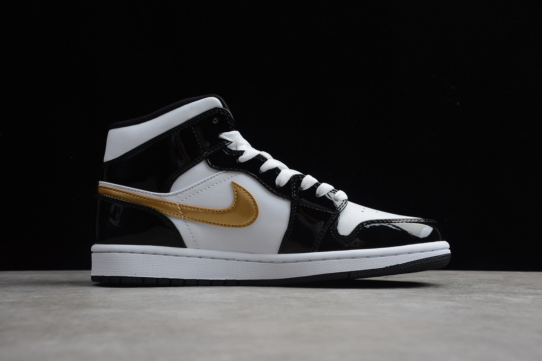 纯原版本 air jordan 1 retro high og " black satin" aj1乔1 黑丝绸