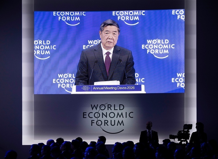 中国副总理达沃斯演讲