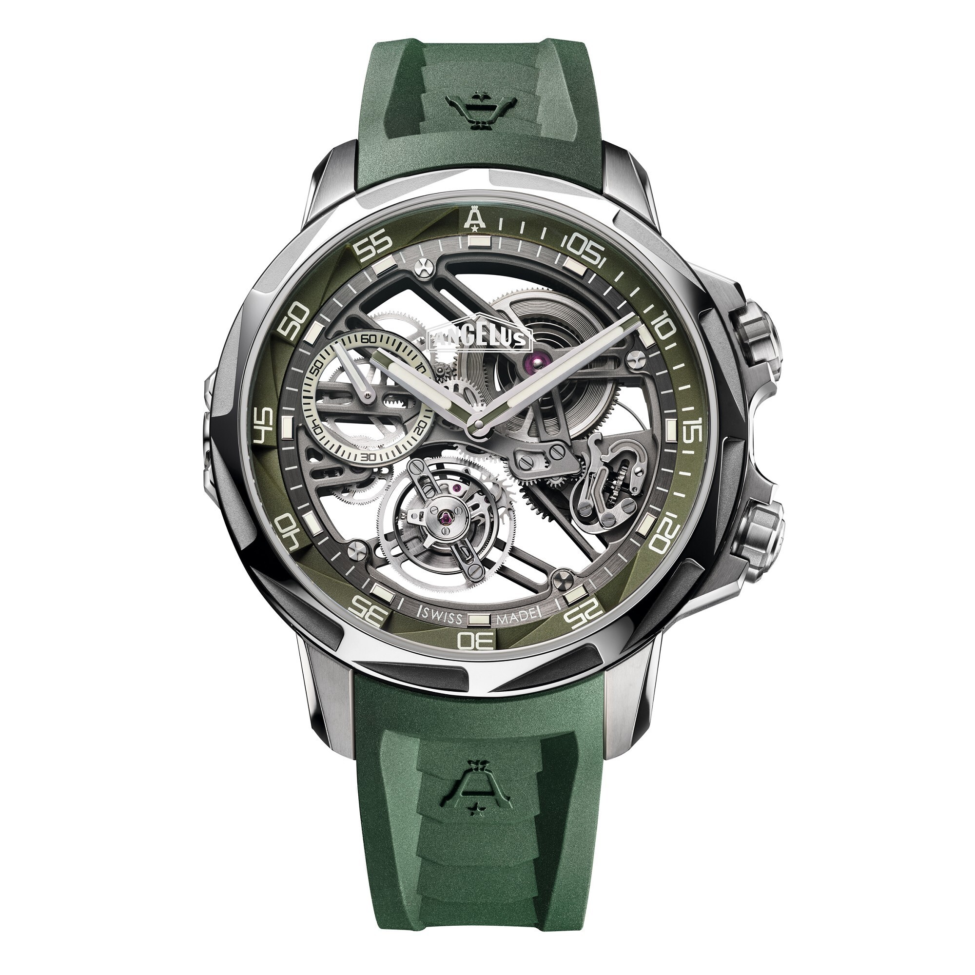 新表angelus推出u53tourbillondive镂空潜水陀飞轮腕表