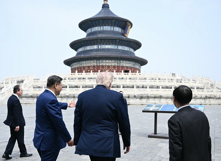 特朗普参观北京天坛