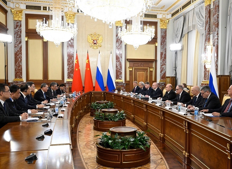 中国总理李强访问莫斯科