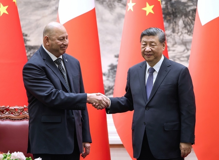 汤加国王访问中国