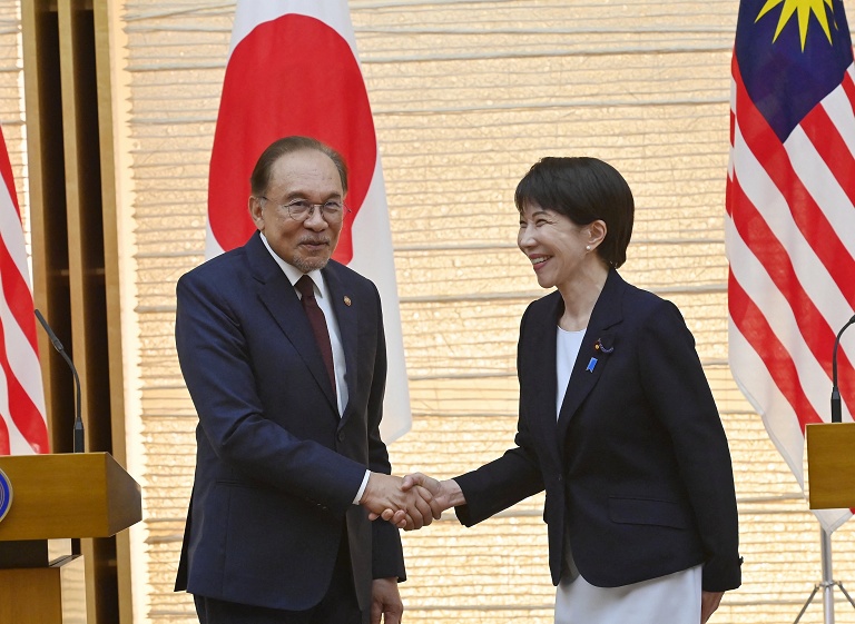 马来西亚总理访问日本