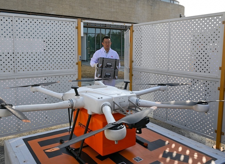 成都无人机血液航线启用