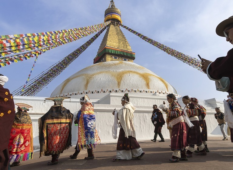 尼泊尔庆祝藏历新年