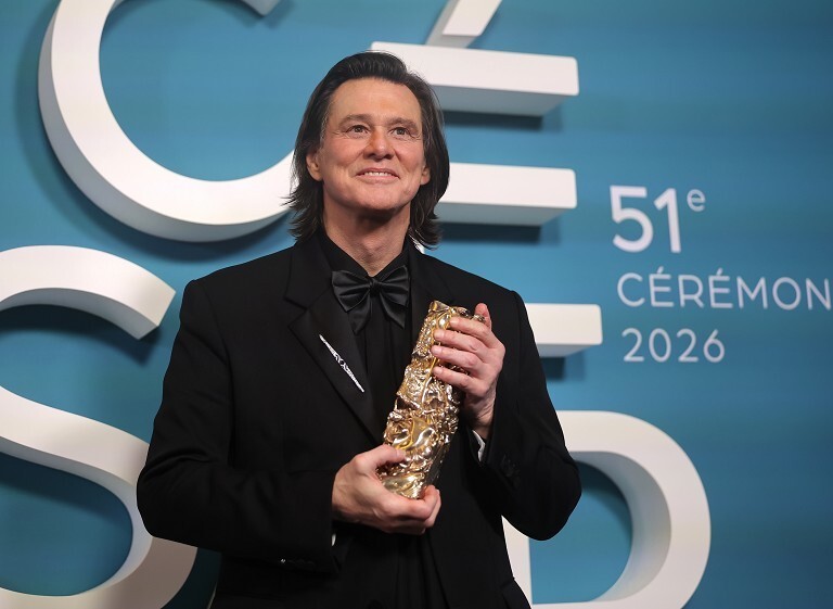 金·凯瑞获终身成就凯撒奖