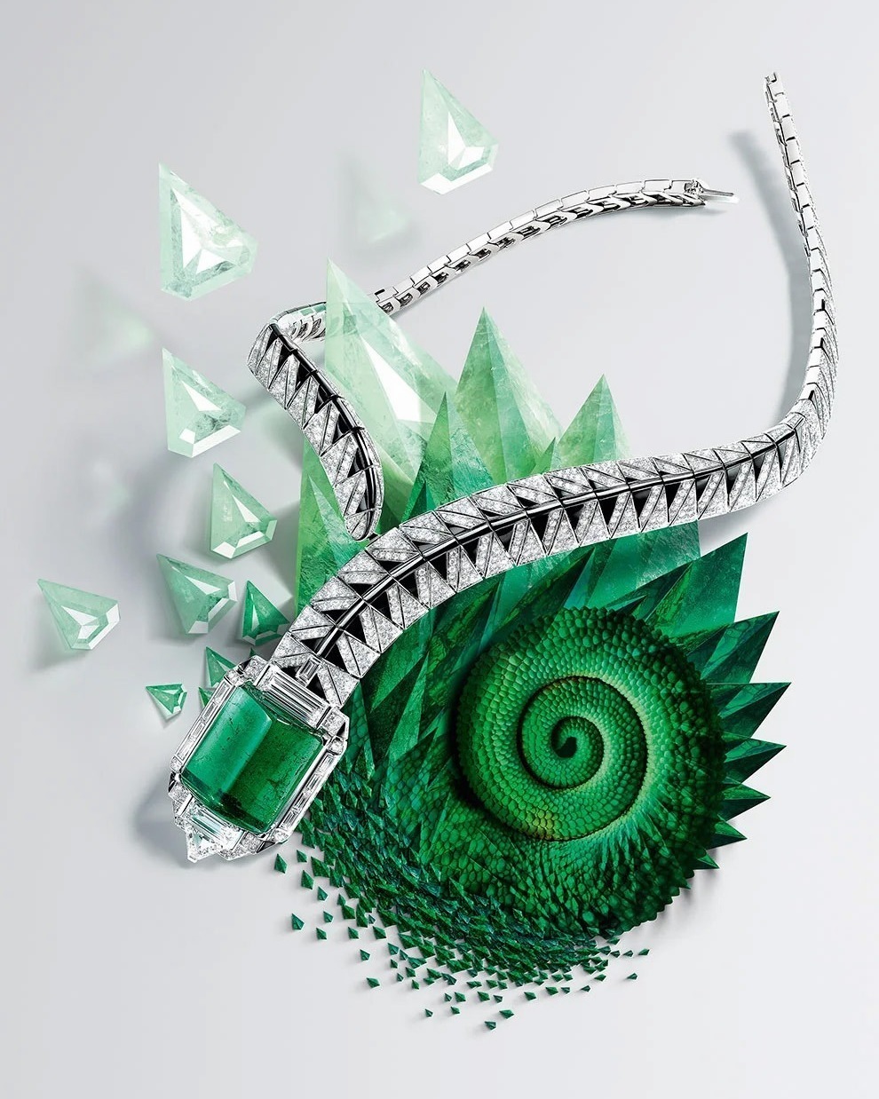 cartier推出surnaturel高级珠宝系列海洋植物与生灵