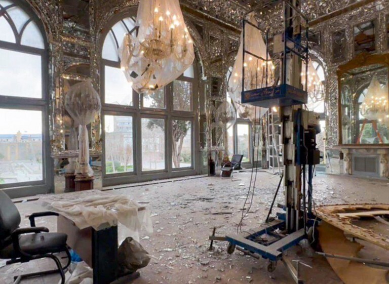 伊朗玫瑰宫遭空袭损毁