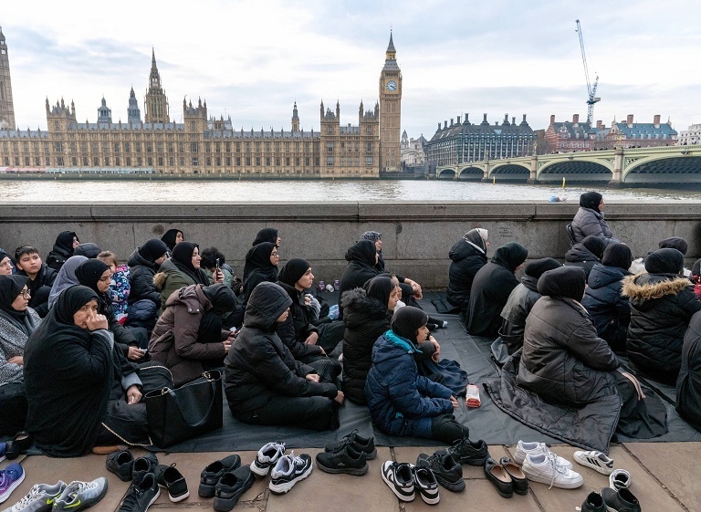 伦敦穆斯林宗教游行