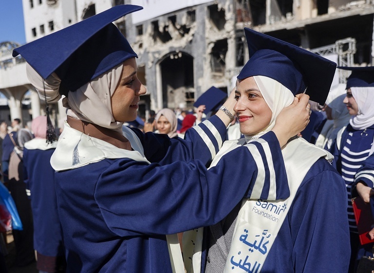 加沙医学生毕业典礼