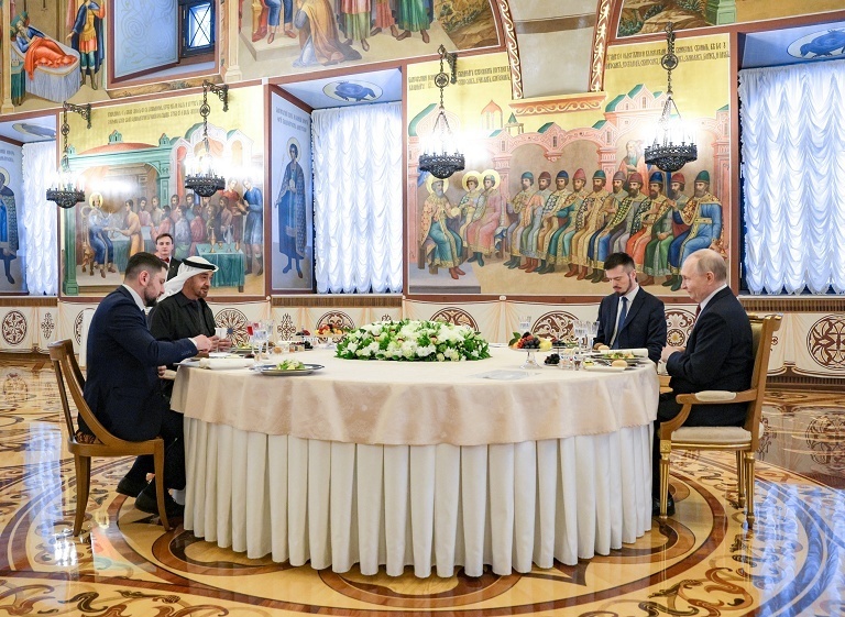 阿联酋总统访俄