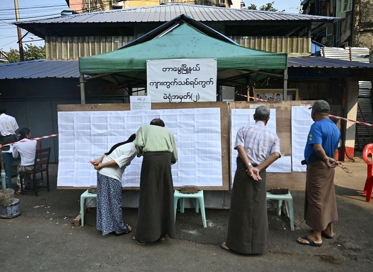 缅甸大选最后阶段投票