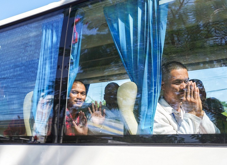 泰国释放柬埔寨士兵