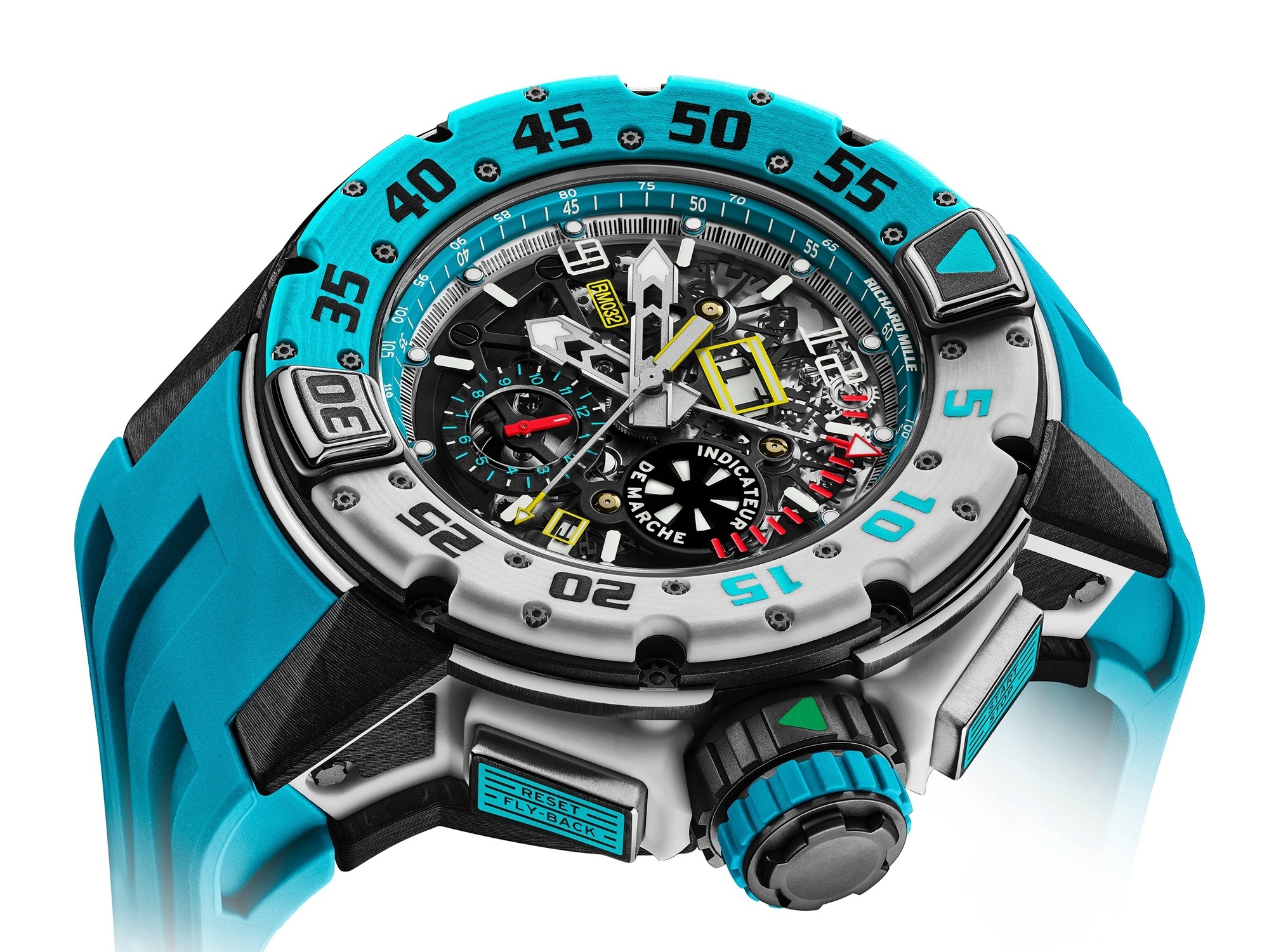 新表richardmille里查德米尔推出rm032lesvoilesdestbarth圣巴托帆船