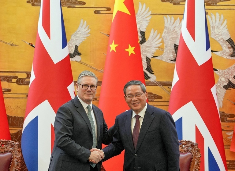 中英两国总理会晤