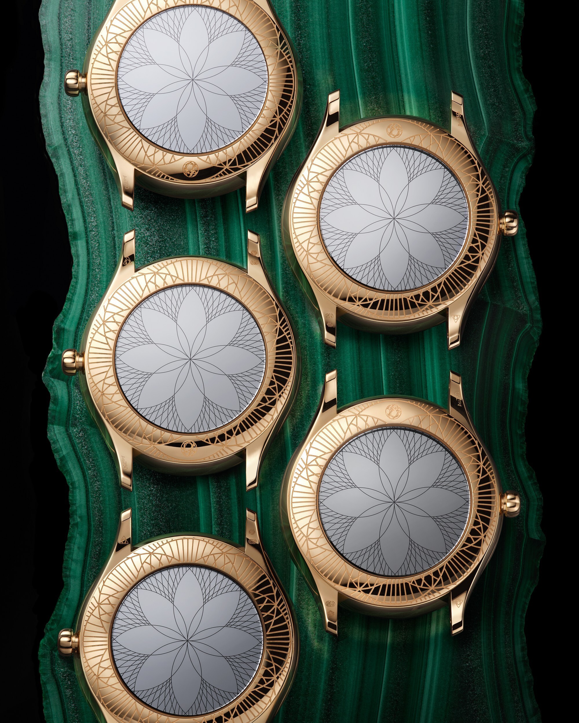 『新表』omega 推出 de ville trésor malachite 孔雀石表盘女士腕表