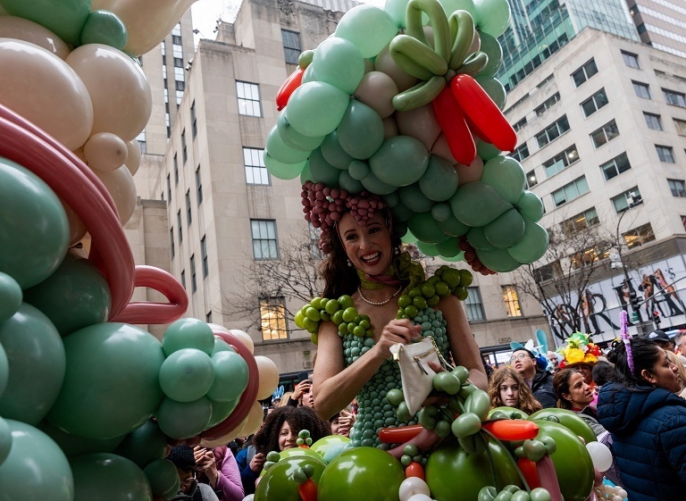 纽约复活节花帽游行