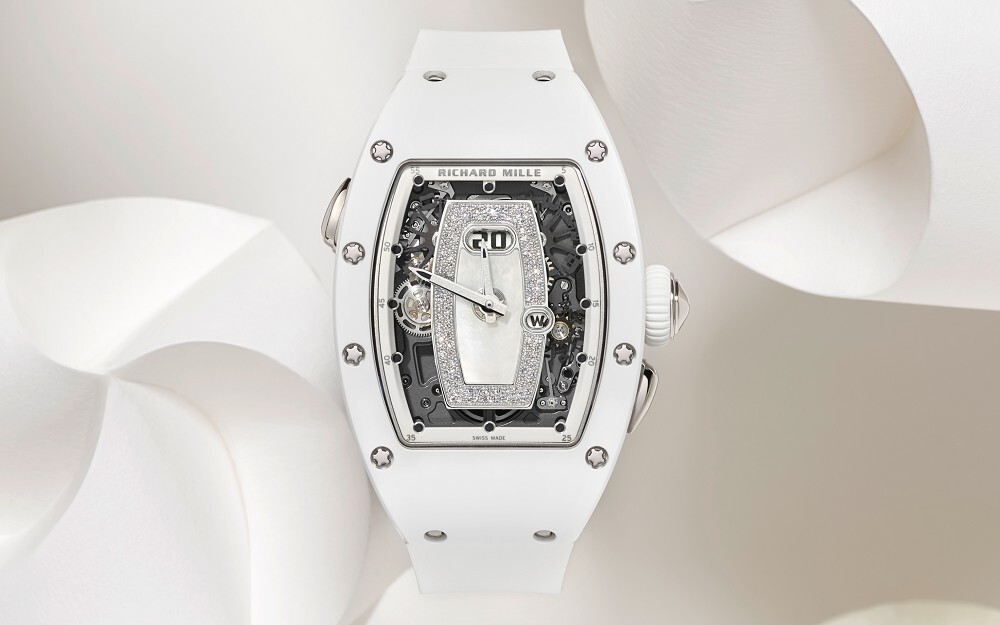 richard mille 里查德米尔推出 rm 037 white ceramic automatic 白色