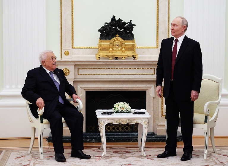 巴勒斯坦总统访俄