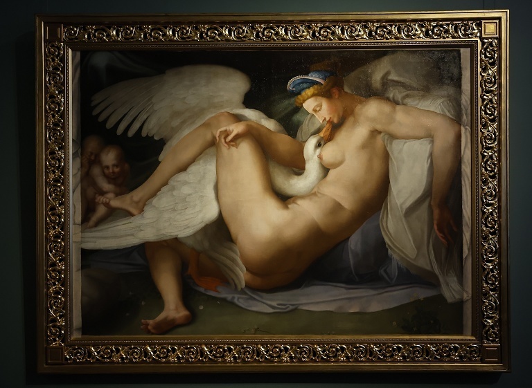 冬宫展出临摹米开朗基罗画作