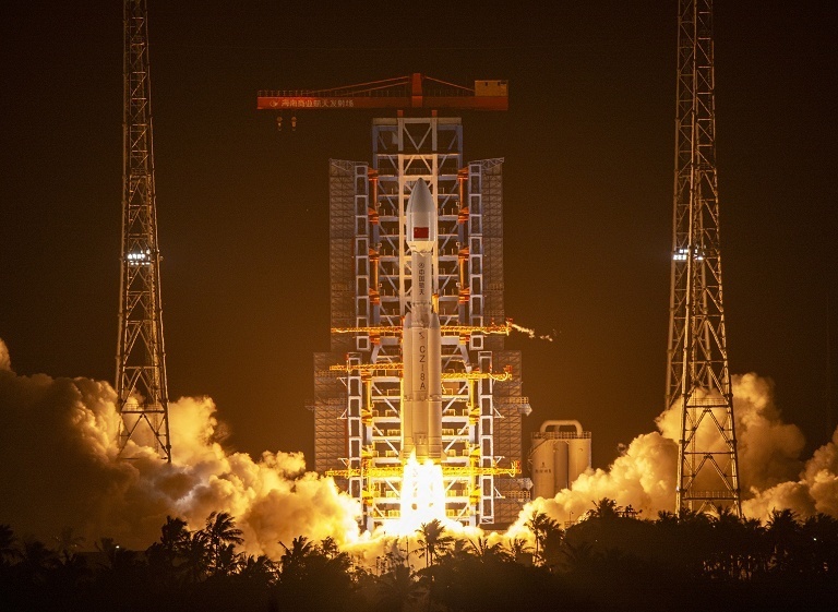 长征八号发射互联网卫星