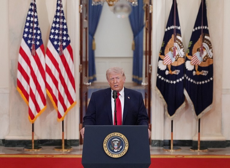 特朗普发表伊朗战争讲话