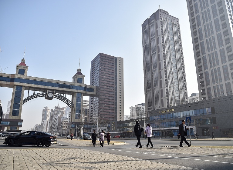 朝鲜平壤新住宅区竣工