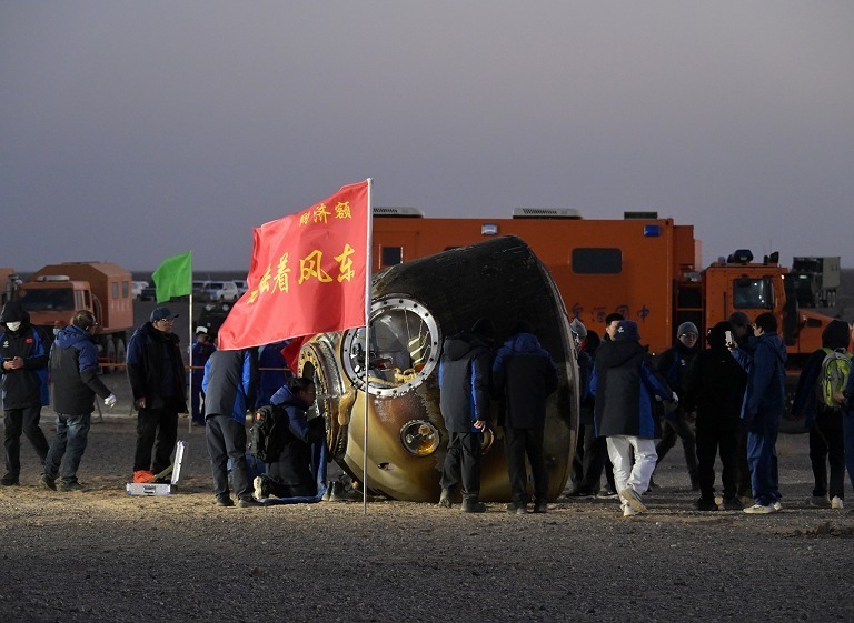 神舟二十号乘组返回地球