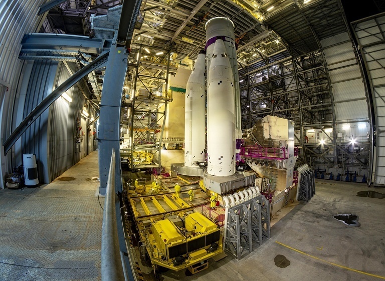 阿丽亚娜火箭准备发射