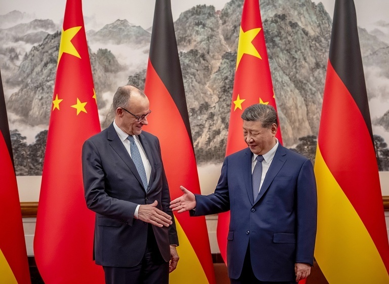 德国总理访问中国