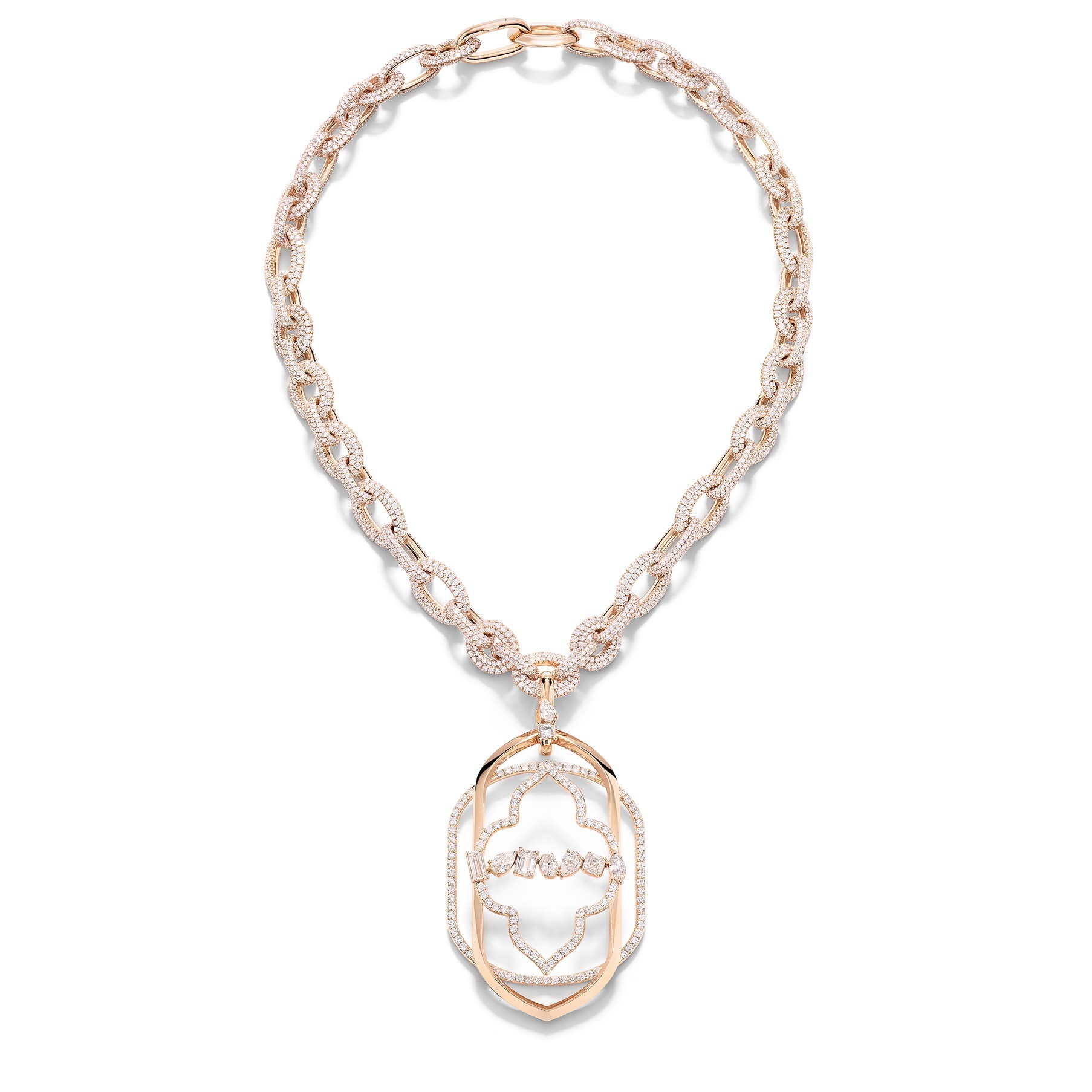 『珠宝』pomellato 推出一件独一款 venetian dream 项链:威尼斯建筑