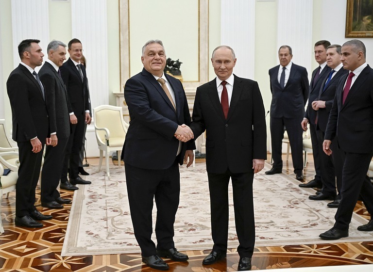 匈牙利总理访问俄罗斯