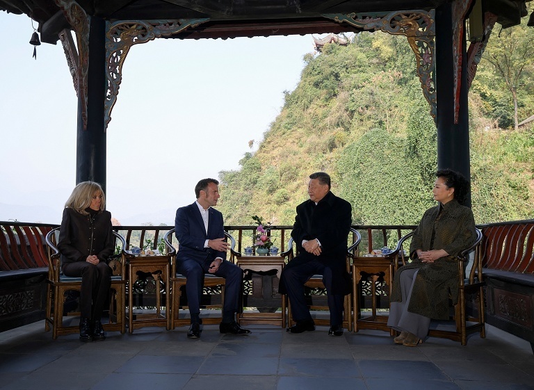 中法元首成都会晤