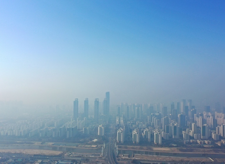 韩国首都圈空气污染