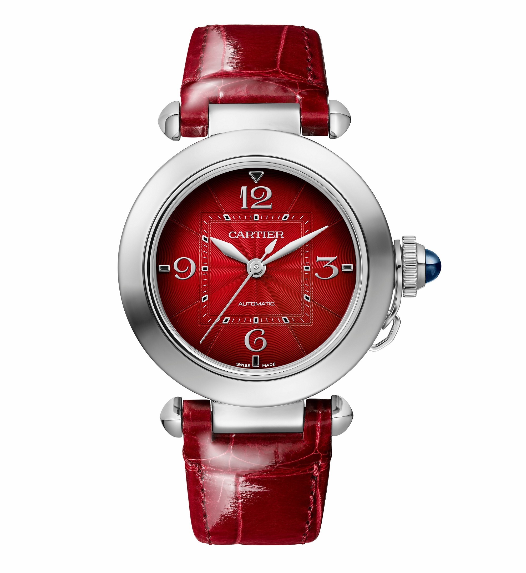 『新表』cartier 推出2枚 pasha de cartier 新春特别款腕表:红色