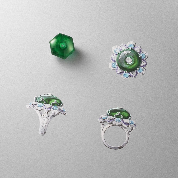 peau d00ne 系列 amour amour 戒指 | idaily jewelry · 每日珠宝