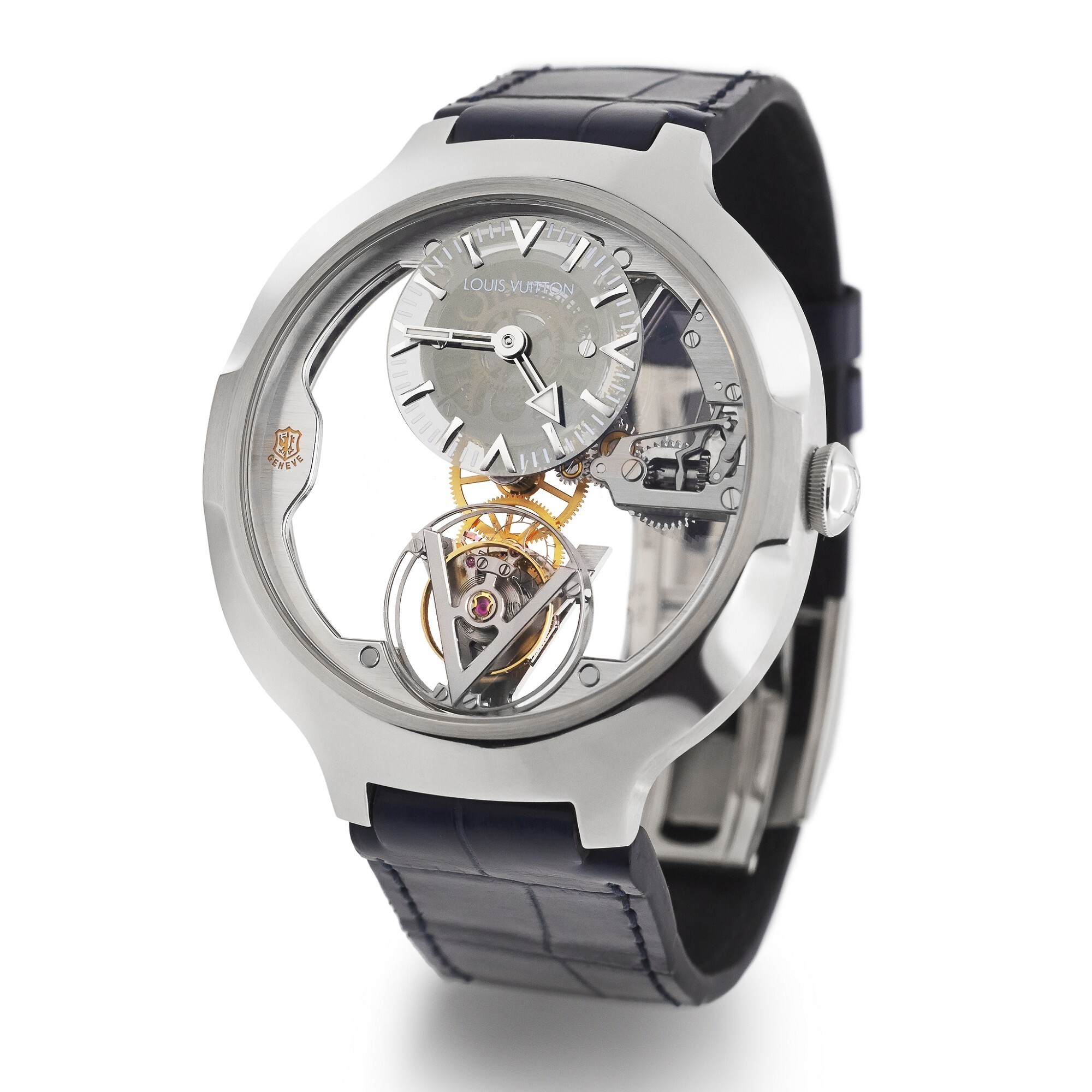 路易威登 flying tourbillon poincon de geneve 陀飞轮腕表