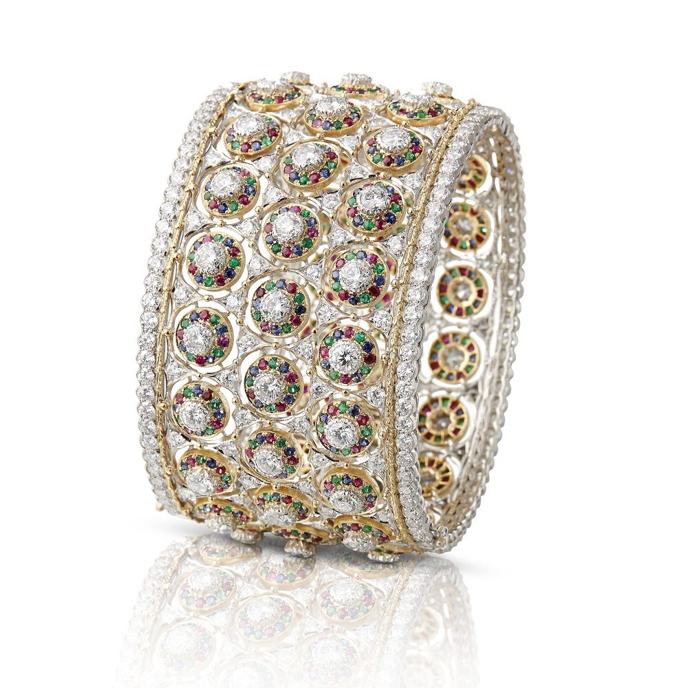 珠宝buccellati推出unica高级珠宝宝石和金质蕾丝