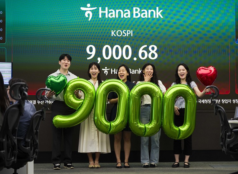 韩综指数突破9000点