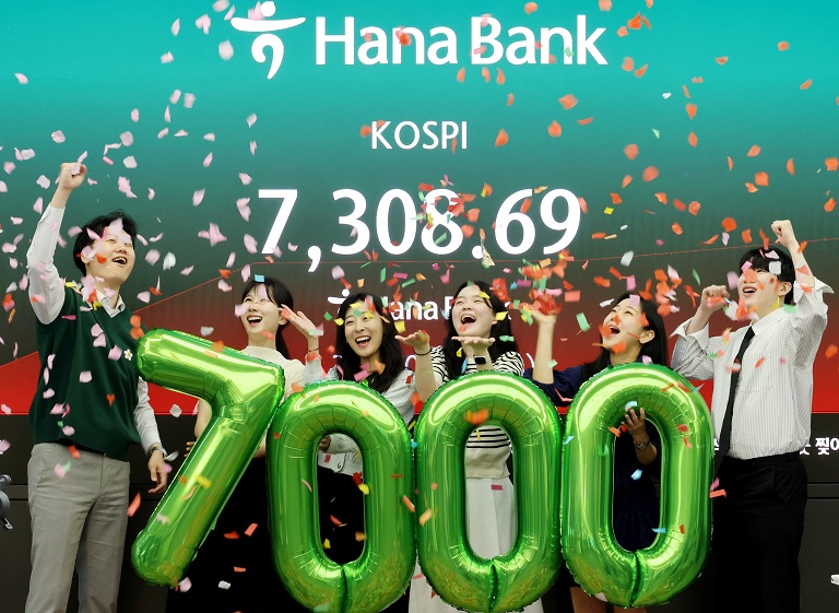 韩综指数突破7000点